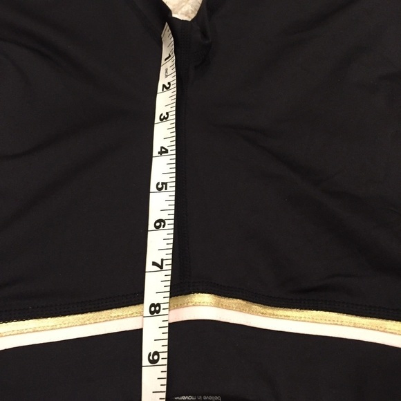 Ideology Junior girls Gold Pattern Pull on Black Caged Capri Leggings XL - Picture 9 of 16